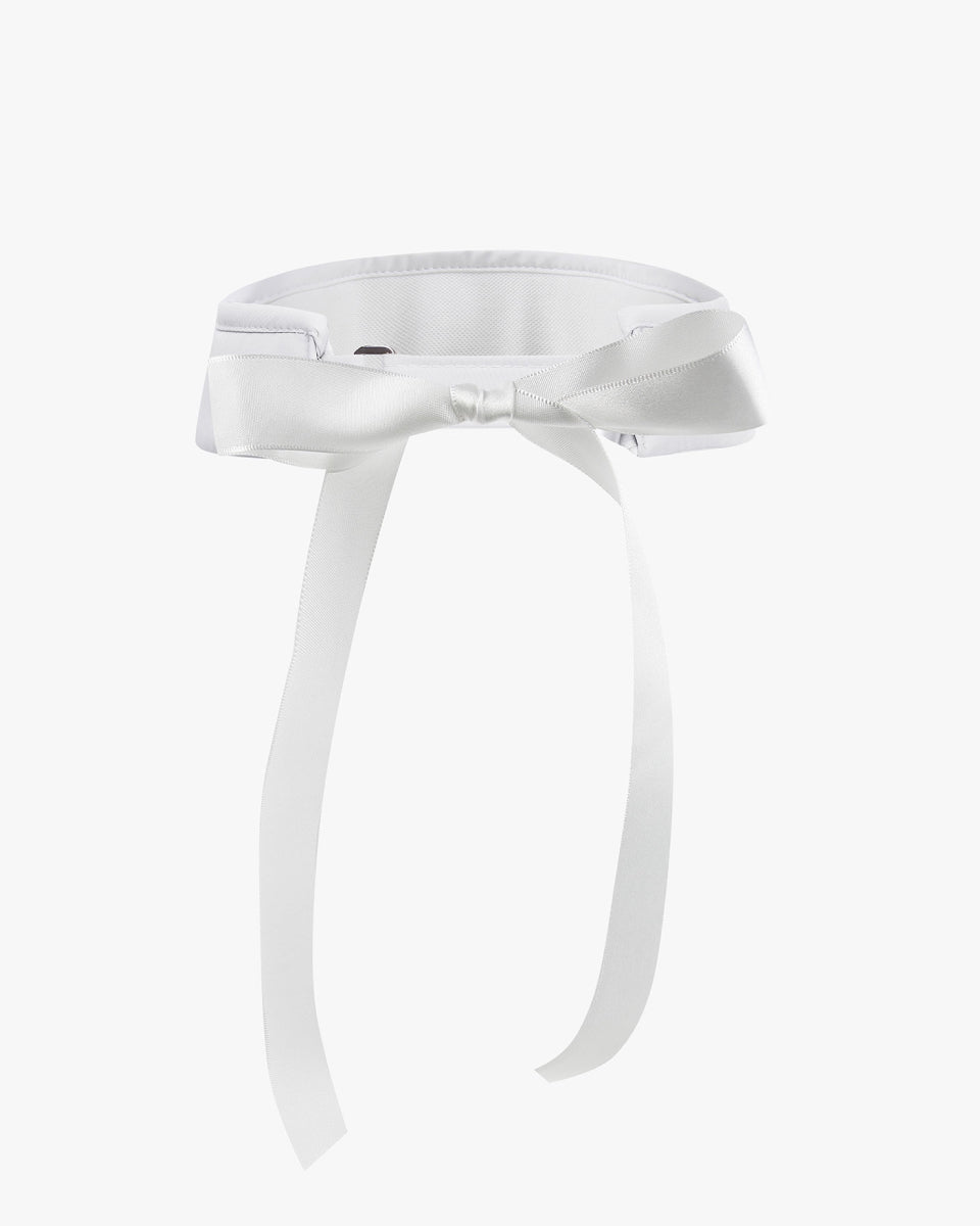 Women's White Sun Visor by Fairliar