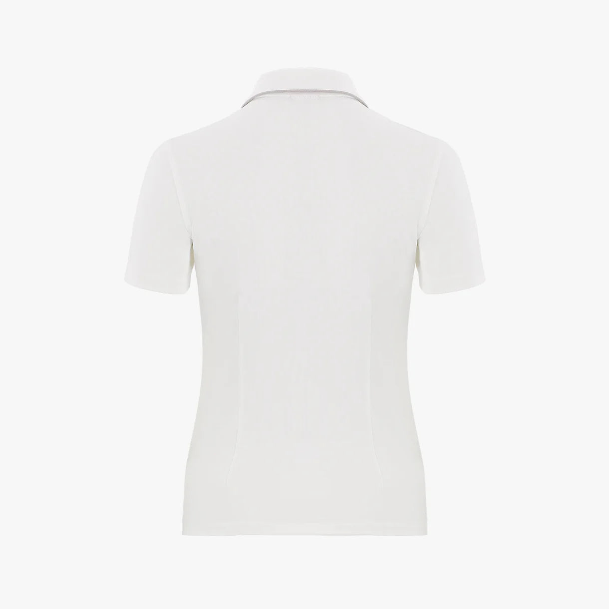 Women's classic white polo shirt by Fairliar