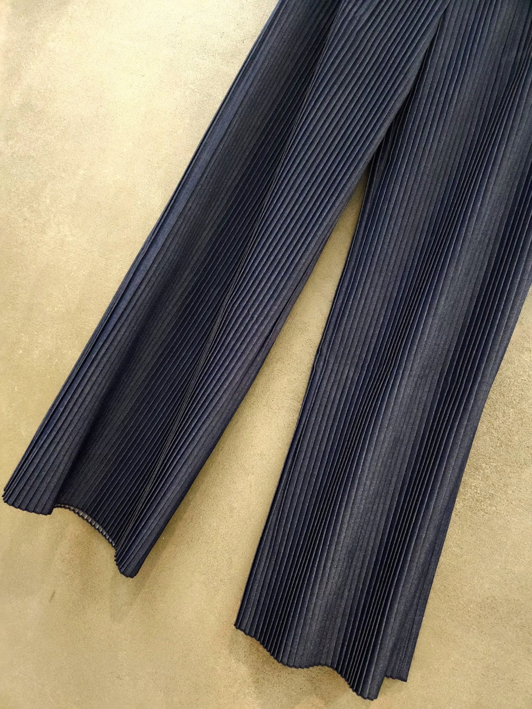 Women's Pleated Wide Pants - Korean Fashion