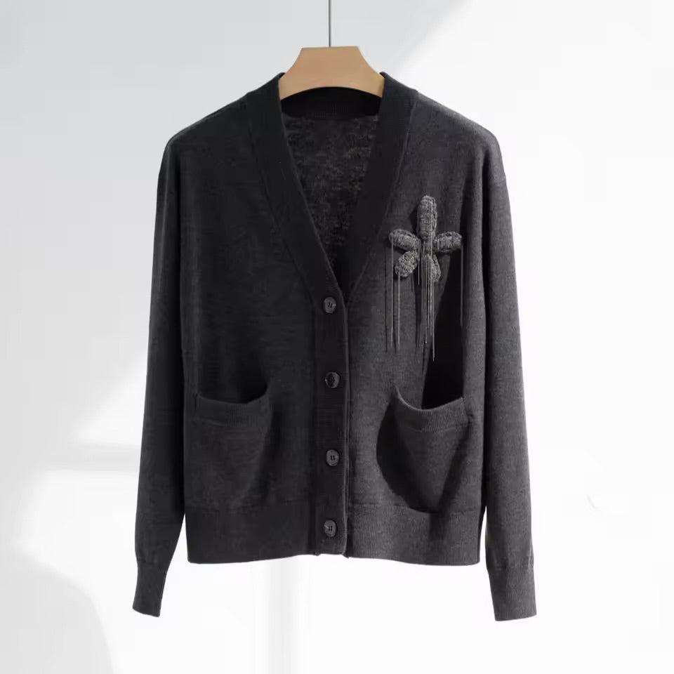 Women’s Button-Up Cardigan - Korean Fashion