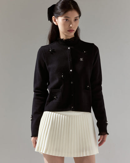 Black Button-Up Cardigan by Fairliar