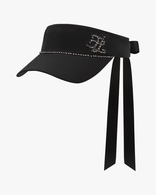 Women's Black Sun Visor by Fairliar