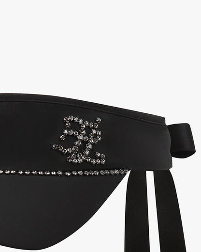 Women's Black Sun Visor by Fairliar