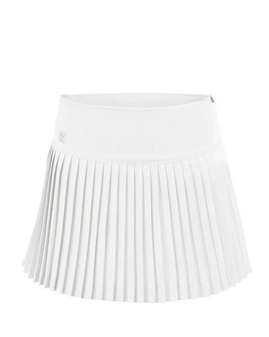 Women's white pleated skirt by Fairliar