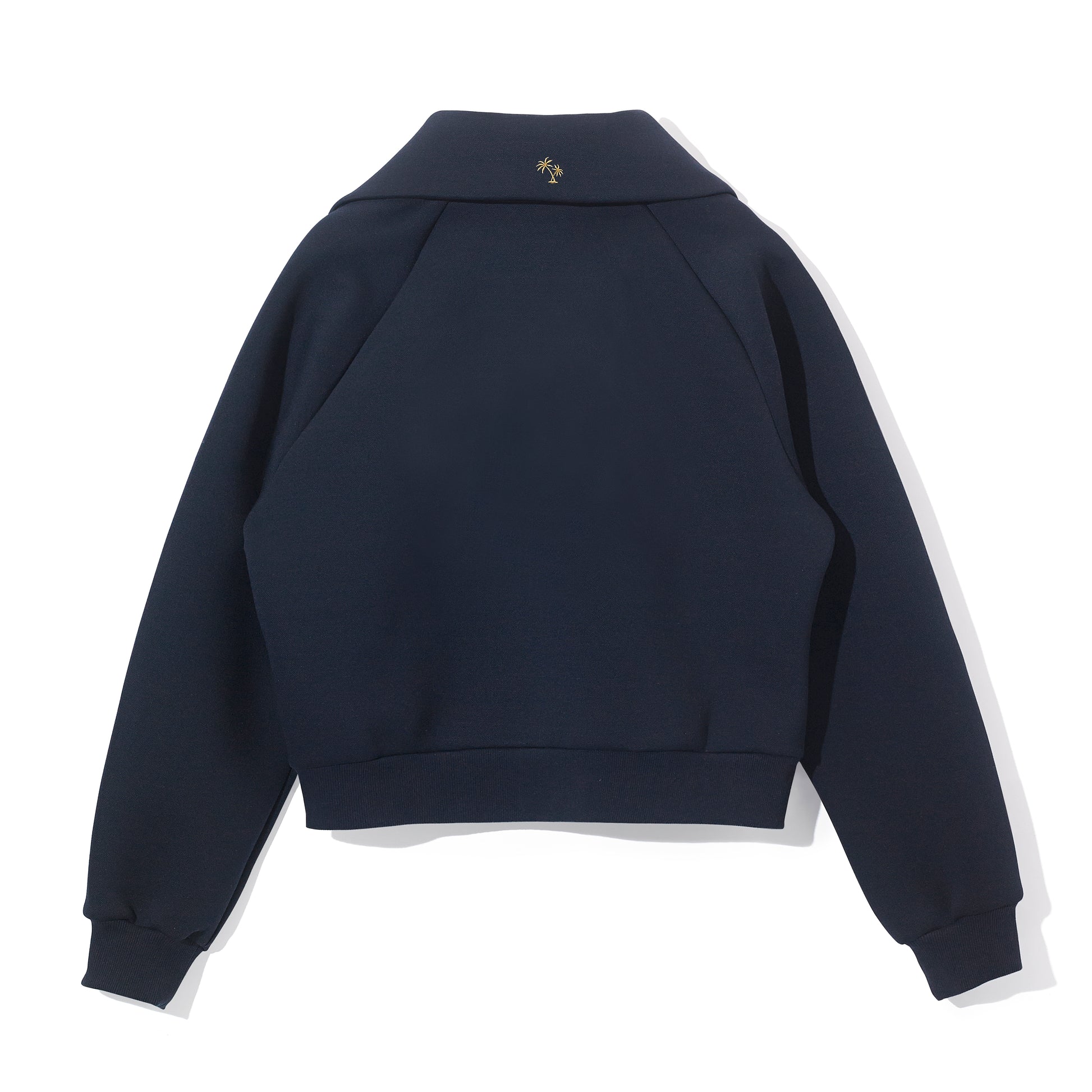 Women's navy quarter-zip sweatshirt by Fairliar