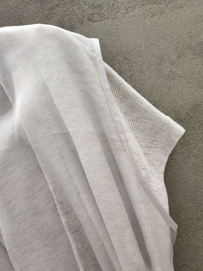  Sheer Organza Wrap Vest Korean Fashion