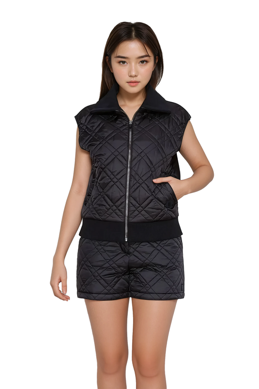 Women's quilted sleeveless vest by Torbist
